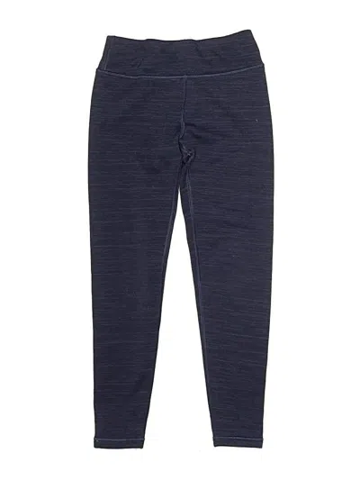 Pre-owned Athleta Girl Kids' Active Pants In Blue