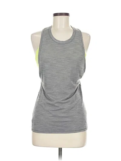 Pre-owned Lululemon Athletica Active Tank Top In Gray