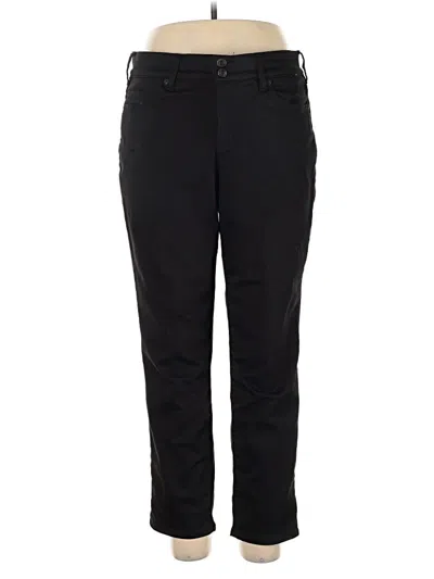 Pre-owned Lands' End Casual Pants In Black