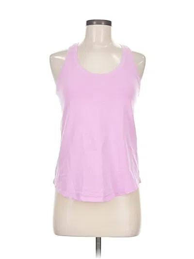 Pre-owned Lululemon Athletica Tank Top Purple Halter Neckline Tops
