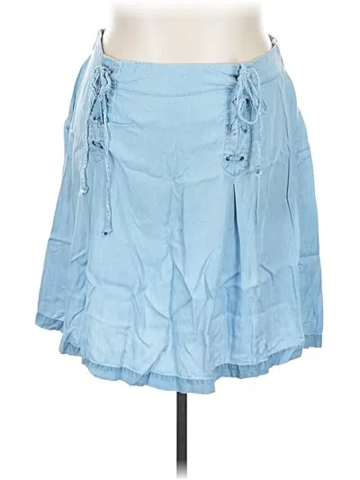 Pre-owned Torrid Denim Skirt In Blue