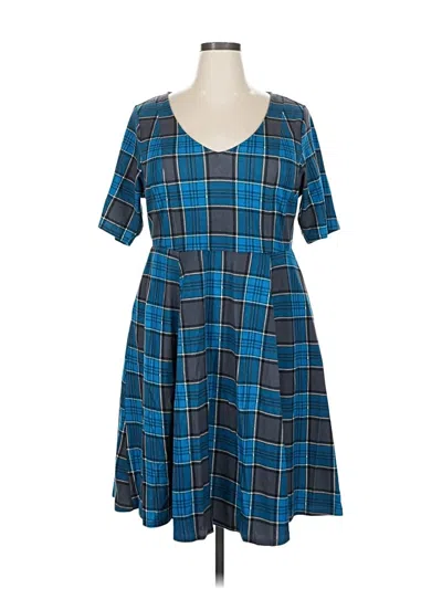 Pre-owned Torrid Casual Dress In Blue
