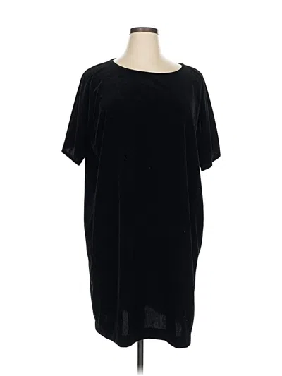 Pre-owned Eileen Fisher Casual Dress In Black