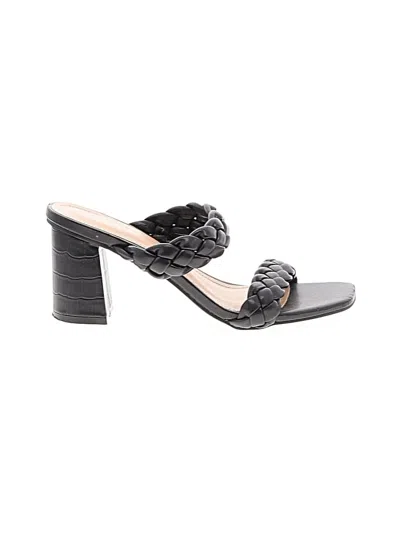 Pre-owned Sincerely Jules Sandals In Black