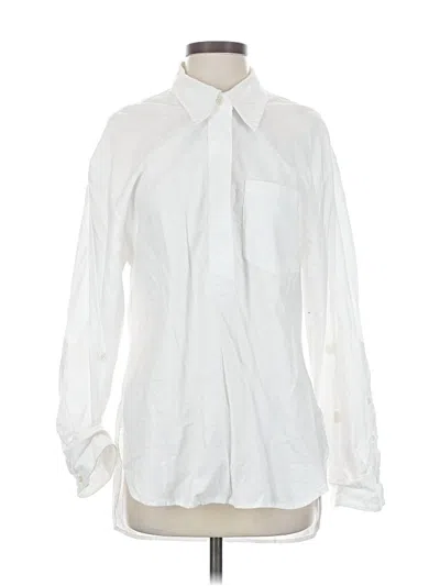 Pre-owned Citizen Of Humanity Long Sleeve Blouse In White
