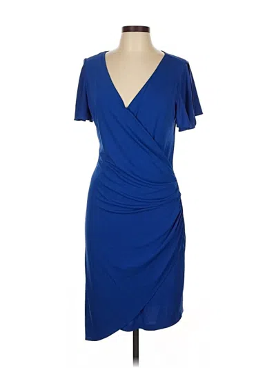 Pre-owned Nicole Miller Cocktail Dress In Blue