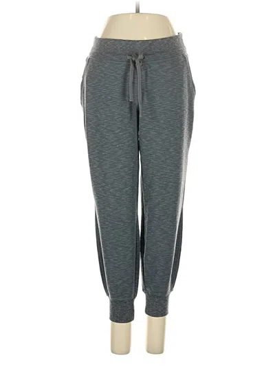 Pre-owned Athleta Track Pants In Gray