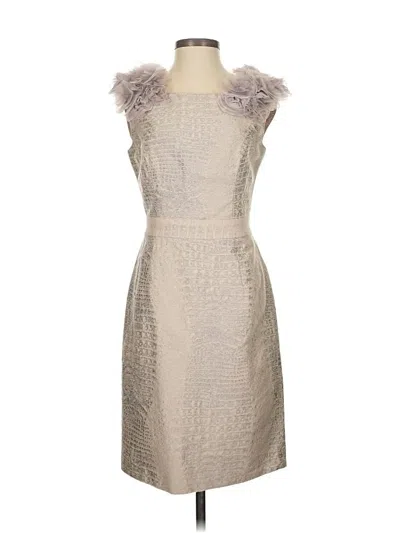 Pre-owned Christian Siriano Cocktail Dress In Gray