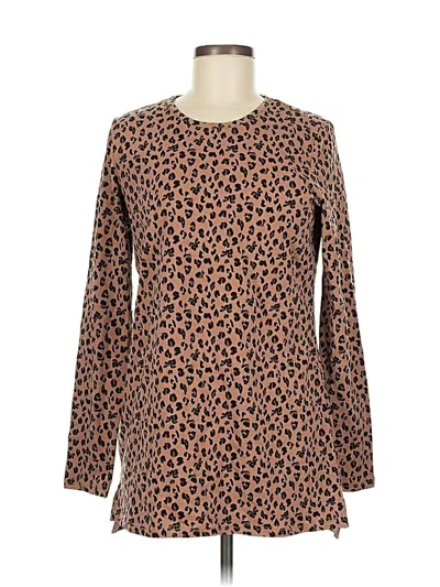 Pre-owned Assorted Brands Casual Dress In Brown