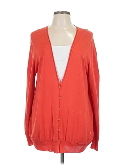 Pre-owned Escada Sport Cardigan Sweater In Orange