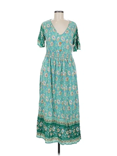 Pre-owned Bloomchic Casual Dress In Blue