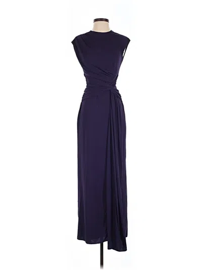 Pre-owned Halston Cocktail Dress In Purple