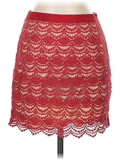 Pre-owned Club Monaco Formal Skirt In Red