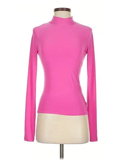 Pre-owned Levi's Long Sleeve Turtleneck In Pink