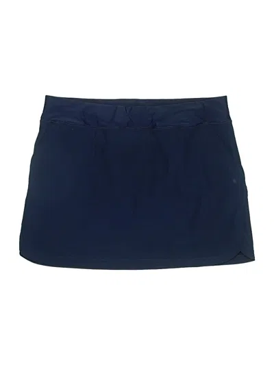Pre-owned Lands' End Casual Skirt In Blue