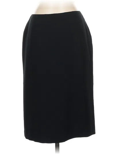 Pre-owned Anne Klein Formal Skirt In Black