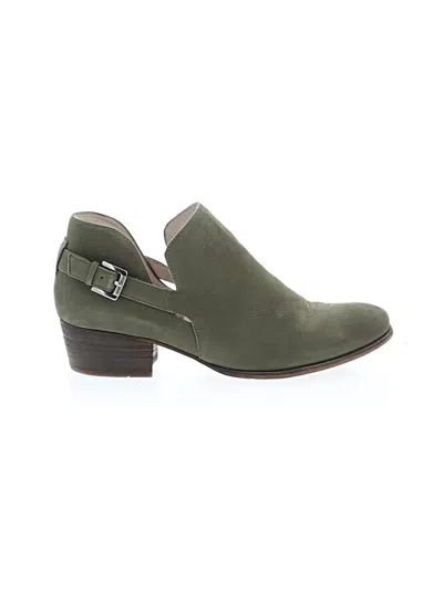 Pre-owned Caslon Ankle Boots In Green