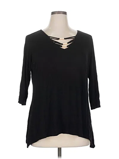 Pre-owned Ryan Wythe 3/4 Sleeve T-shirt In Black