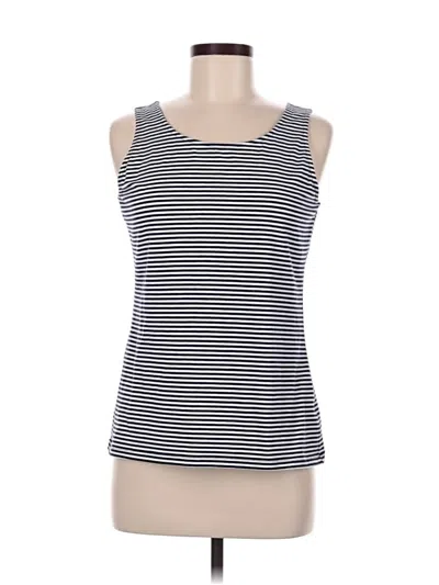 Pre-owned Talbots Tank Top Blue Halter Neckline Tops