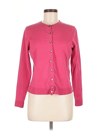Pre-owned Charter Club Long Sleeve Top Pink Sweetheart Neckline Tops