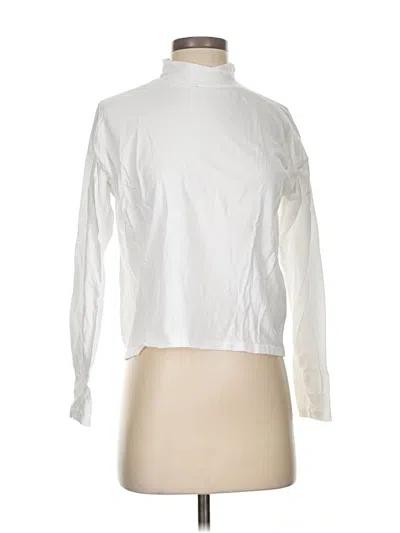 Pre-owned Everlane Long Sleeve Turtleneck In White