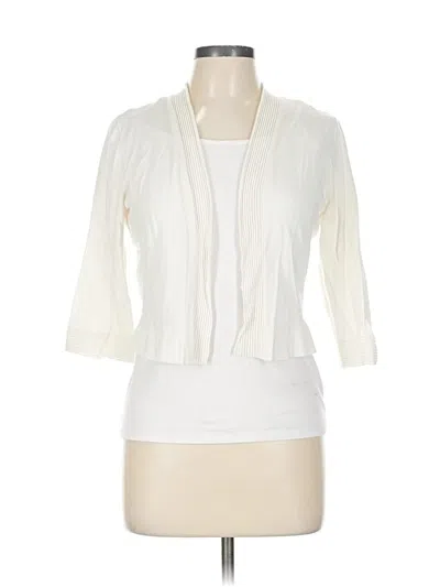 Pre-owned Roz & Ali Shrug In White