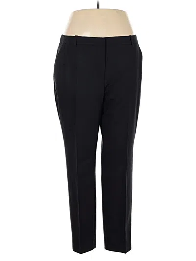 Pre-owned Pure Collection Wool Pants In Black