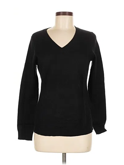 Pre-owned Charter Club Pullover Sweater In Black