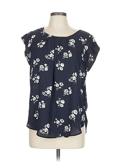 Pre-owned Alice Blue Short Sleeve Blouse In Blue