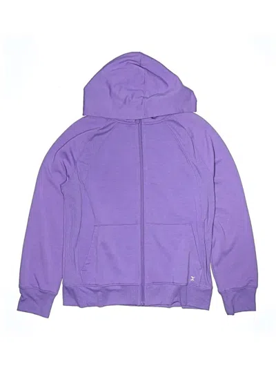 Pre-owned Xersion Kids' Zip Up Hoodie In Purple