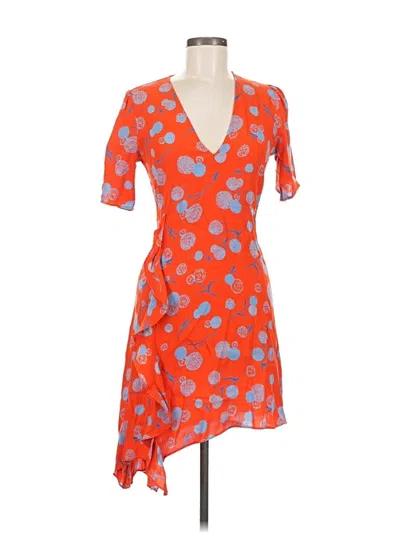 Pre-owned H&m Cocktail Dress In Orange