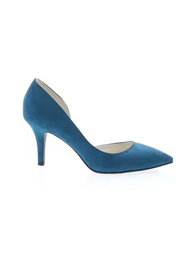 Pre-owned Anne Klein Heels In Blue