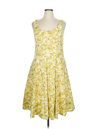 Pre-owned Talbots Cocktail Dress In Yellow