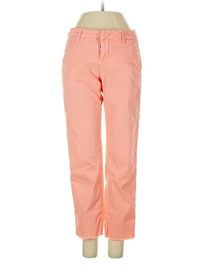 Pre-owned Frank & Eileen Casual Pants In Orange