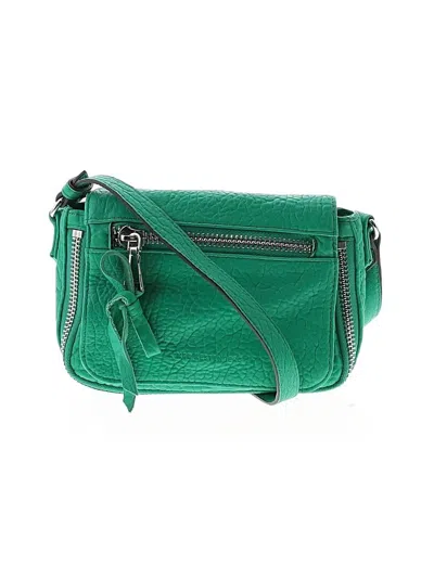 Pre-owned Aimee Kestenberg Leather Crossbody Bag In Green