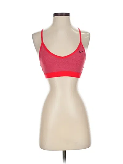 Pre-owned Nike Sports Bra In Red