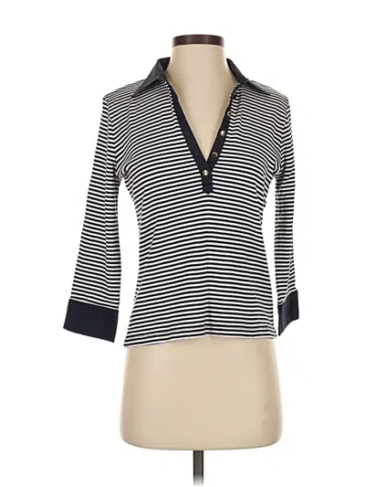 Pre-owned Polo Ralph Lauren Long Sleeve Polo Shirt In White