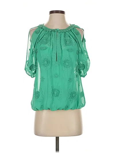 Leifnotes 3/4 Sleeve Blouse In Green