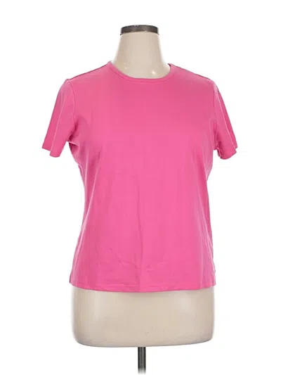 Pre-owned L.l.bean Short Sleeve T-shirt In Pink