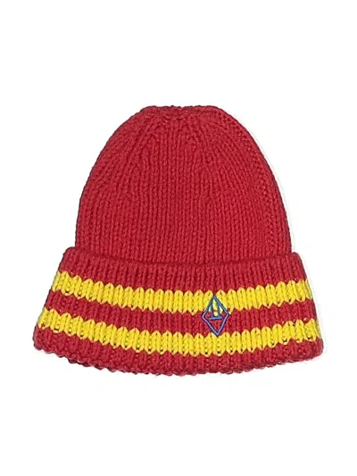 Pre-owned The Animals Observatory Kids' Beanie Hat In Red