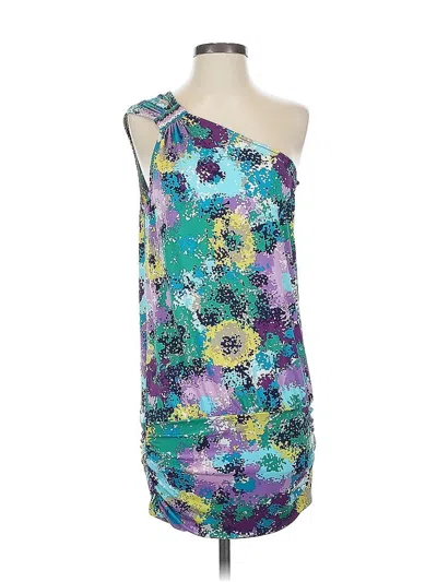 Pre-owned Bcbgmaxazria Cocktail Dress In Purple