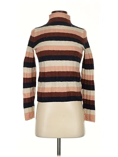 Pre-owned Madewell Turtleneck Sweater In Brown