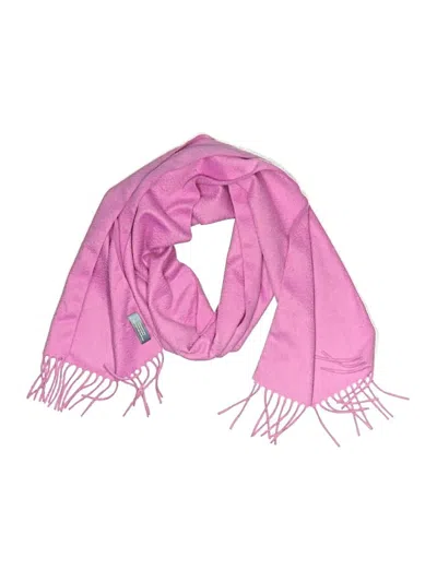 Pre-owned Coach Scarf In Pink