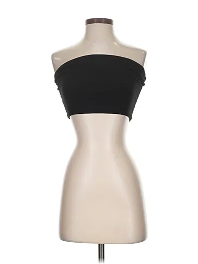 Pre-owned Susana Monaco Tube Top Black Strapless Neckline Tops