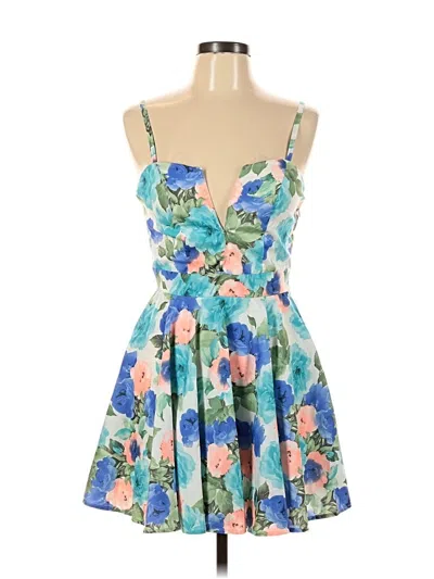 Pre-owned Xtaren Cocktail Dress In Blue