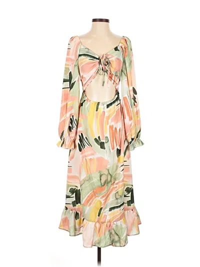 Pre-owned Unbranded Cocktail Dress In White