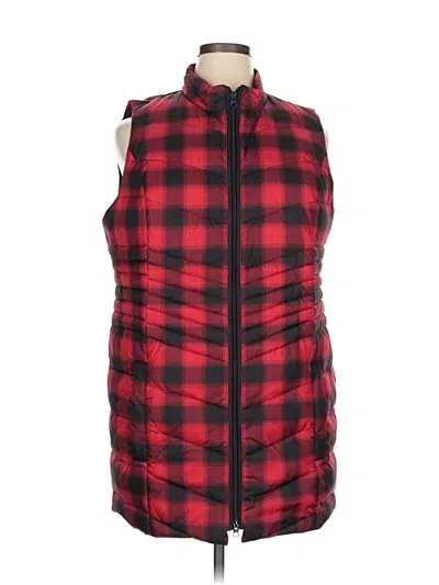 Pre-owned Jjill Vest In Red