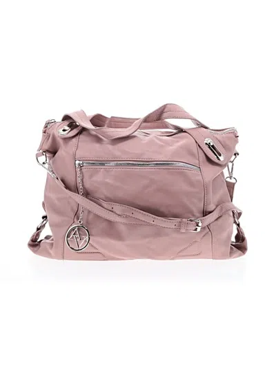 Pre-owned Adrienne Vittadini Satchel In Pink