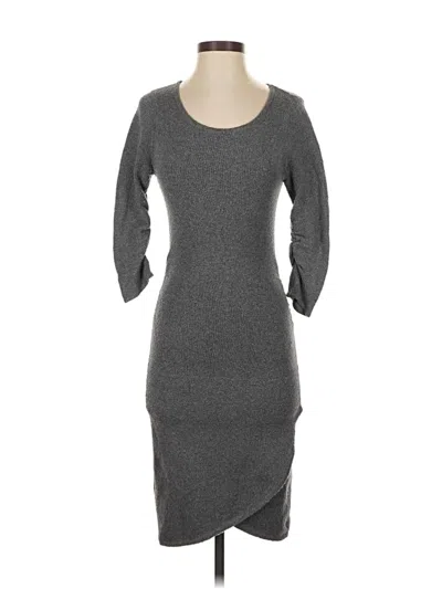 Pre-owned Bcbgmaxazria Casual Dress In Gray