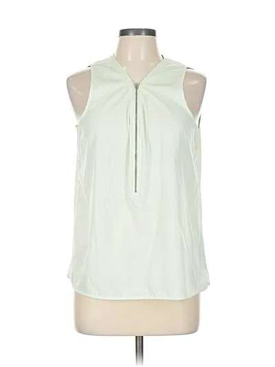 Pre-owned Banana Republic Factory Store Sleeveless Blouse In Green